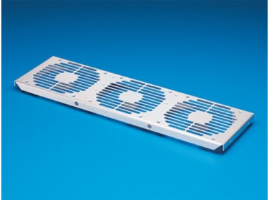 Terminal block for fan mounting plate